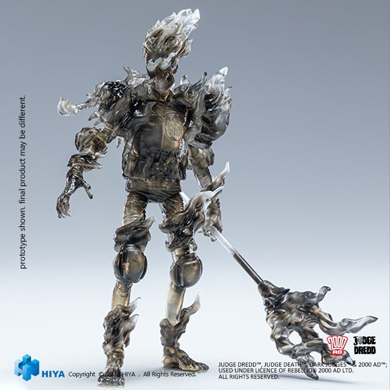 Judge Dredd Fire Black & White PX 1/18 Mini Action Figure