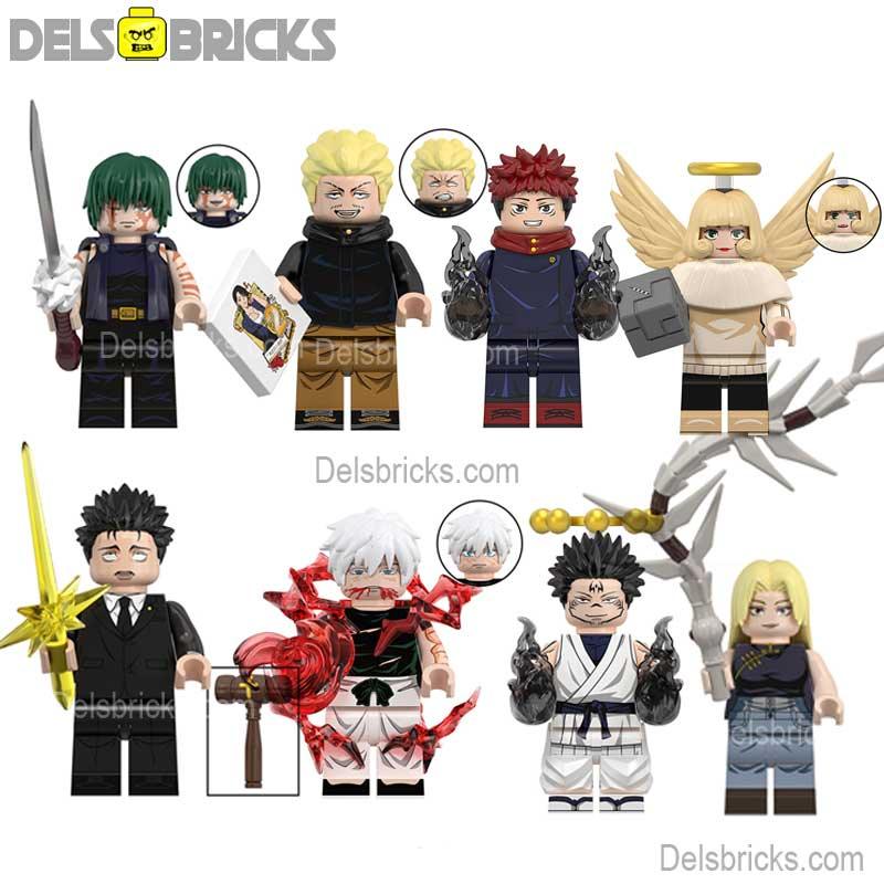 Jujutsu kaisen set of 8 Lego Anime Minifigures Custom Toys 1