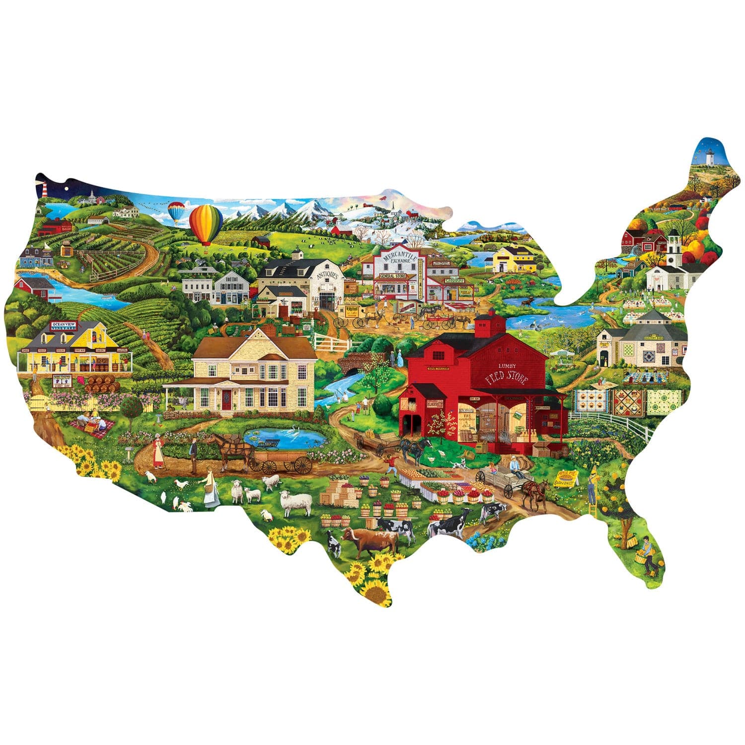 America the Beautiful 1000 pc