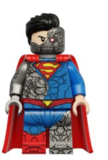 Damaged Cyborg Superman Custom Minifig – Hero of Hope