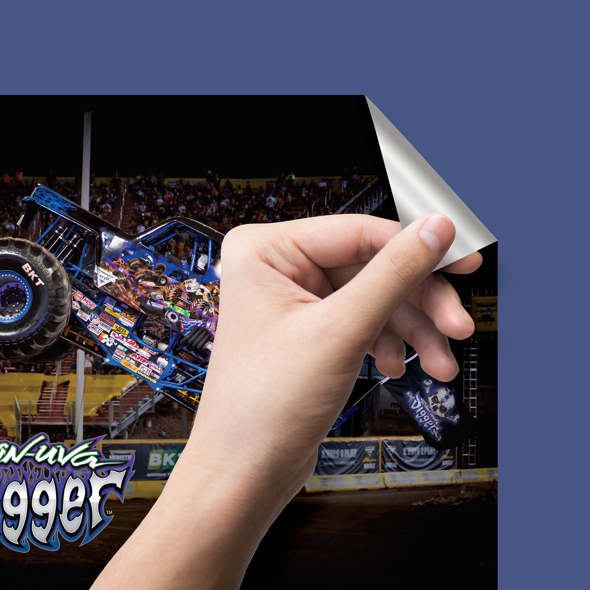 Son-uva Digger - RealBig Collection - Official Monster Jam - Reusable Vinyl Wall Decals #2