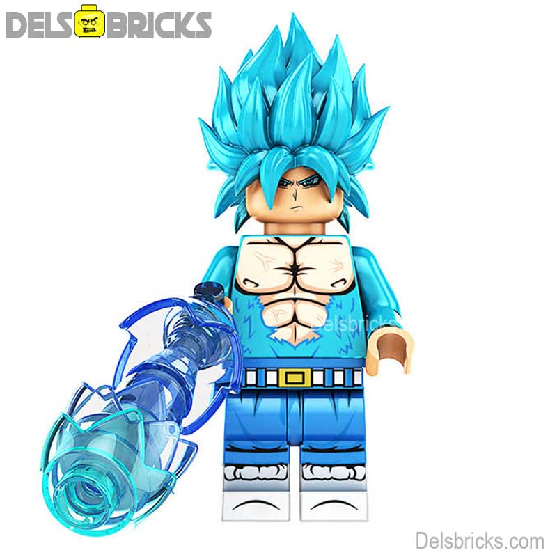 Super Vegeta 4 Blue Super Saiyan hair Dragon Ball Z