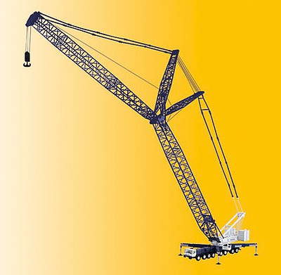 Kibri 13061 HO Scale Liebherr LG1550 Heavy-Lift Crane - Kit -- Breuer & Wasel (white, blue)