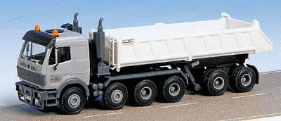 Kibri 13587 HO Scale Construction Equipment -- Mercedes Benz Dump Truck - Kit
