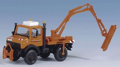 Kibri 15004 HO Scale City Services Equipment - Unimog -- w/Boom Mounted Brush Cutter