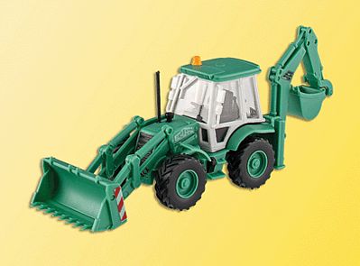 Kibri 15217 HO Scale Construction Equipment -- JCB 4Cx Backhoe