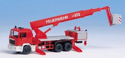 Kibri 18273 HO Scale Man w/Ruthman Crane & Personnel Basket, Fire Department Kit
