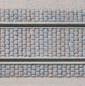 Kibri 34125 HO Scale Plastic Sheet Brick -- Cobblestone w/Grooves for Track