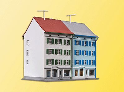 Kibri 36841 Z Scale City House -- pkg(2)