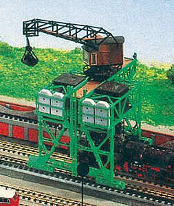 Kibri 37442 N Scale Traveling Coal Crane -- 13-3/8 x 4-3/4" 34 x 12cm