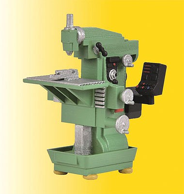 Kibri 38671 HO Scale Milling Machine - Assembled & Decorated -- Green