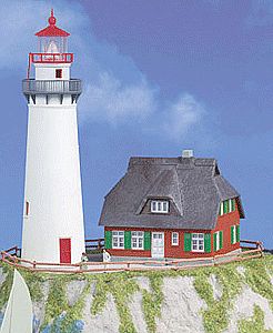Kibri 39153 HO Scale Lighthouse On Hiddensee -- 7.6 x 20.6 x 22.5cm