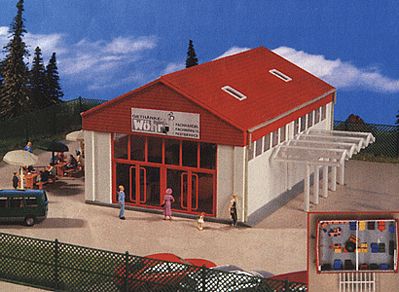 Kibri 39215 HO Scale Specialized Market -- 17 x 12 x 9cm