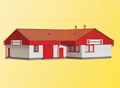 Kibri 39220 HO Scale Fire Department Administration Building -- Kit - 8-1/4 x 7-1/16 x 2-15/16" 21 x 18 x 7.5cm