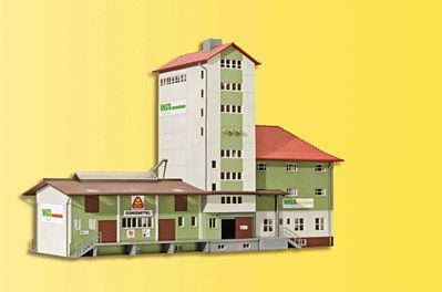 Kibri 39408 HO Scale WLZ Farm Supply Elevator/Warehouse -- 14 x 5-5/8 x 10" 35 x 14 x 25cm