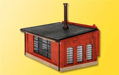 Kibri 39454 HO Scale Add-On Stall for Roundhouse #405-39452 (Sold Separately) -- 3-1/2 x 6-1/8 x 2-15/16" 9 x 15.5 x 27.5cm