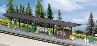 Kibri 39566 HO Scale Platform -- 47-13/16 x 2-5/32 x 2-3/8" 122 x 5.5 x 6cm