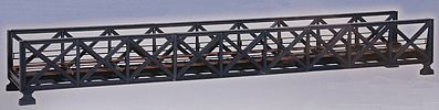 Kibri 39702 HO Scale Framework Steel Bridge w/o Bridgeheads -- Single-Track - 15-1/8 x 2-9/16 x 2-3/16" 38.5 x 6.5 x 5.5cm