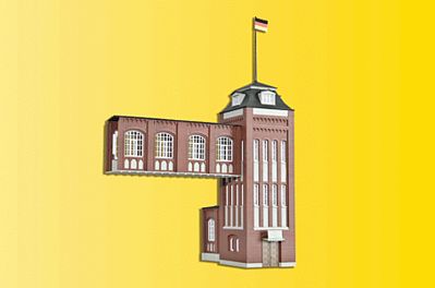 Kibri 39847 HO Scale Administrative Tower with Transitions -- 8-7/8 x 5-15/16 x 11-13/16" 22 x 15 x 30cm
