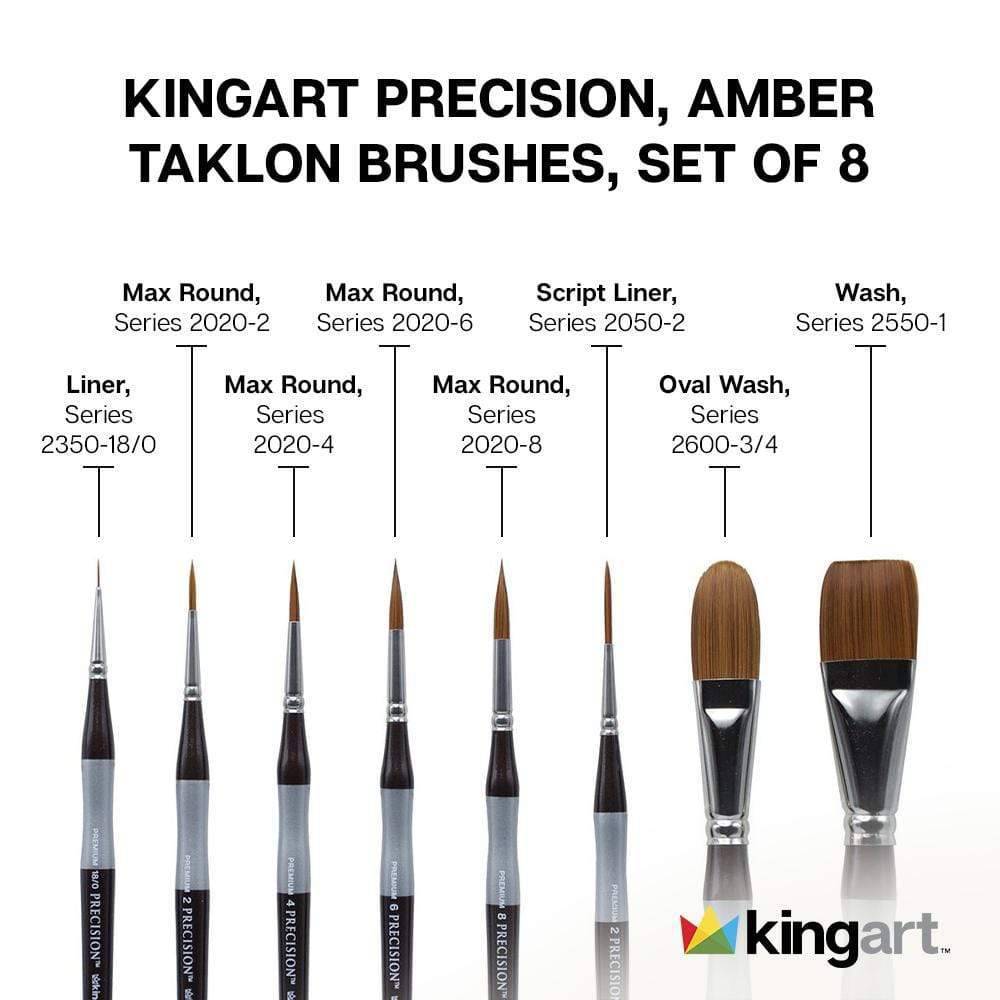 Precision™ Brushes 8 pc