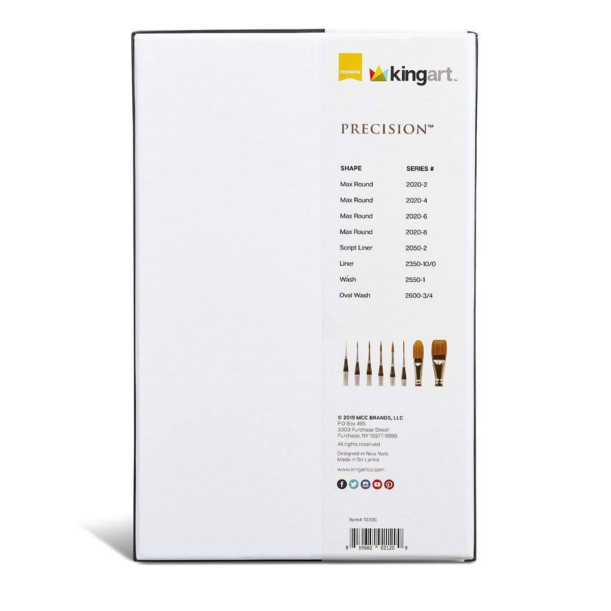 Precision™ Brushes 8 pc