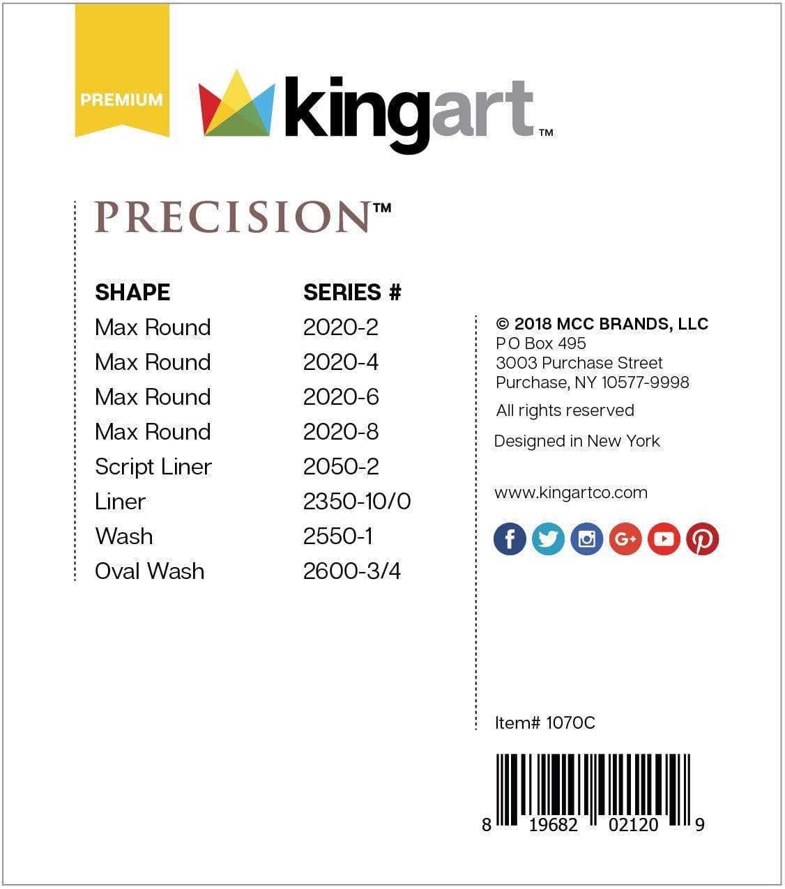 Precision™ Brushes 8 pc