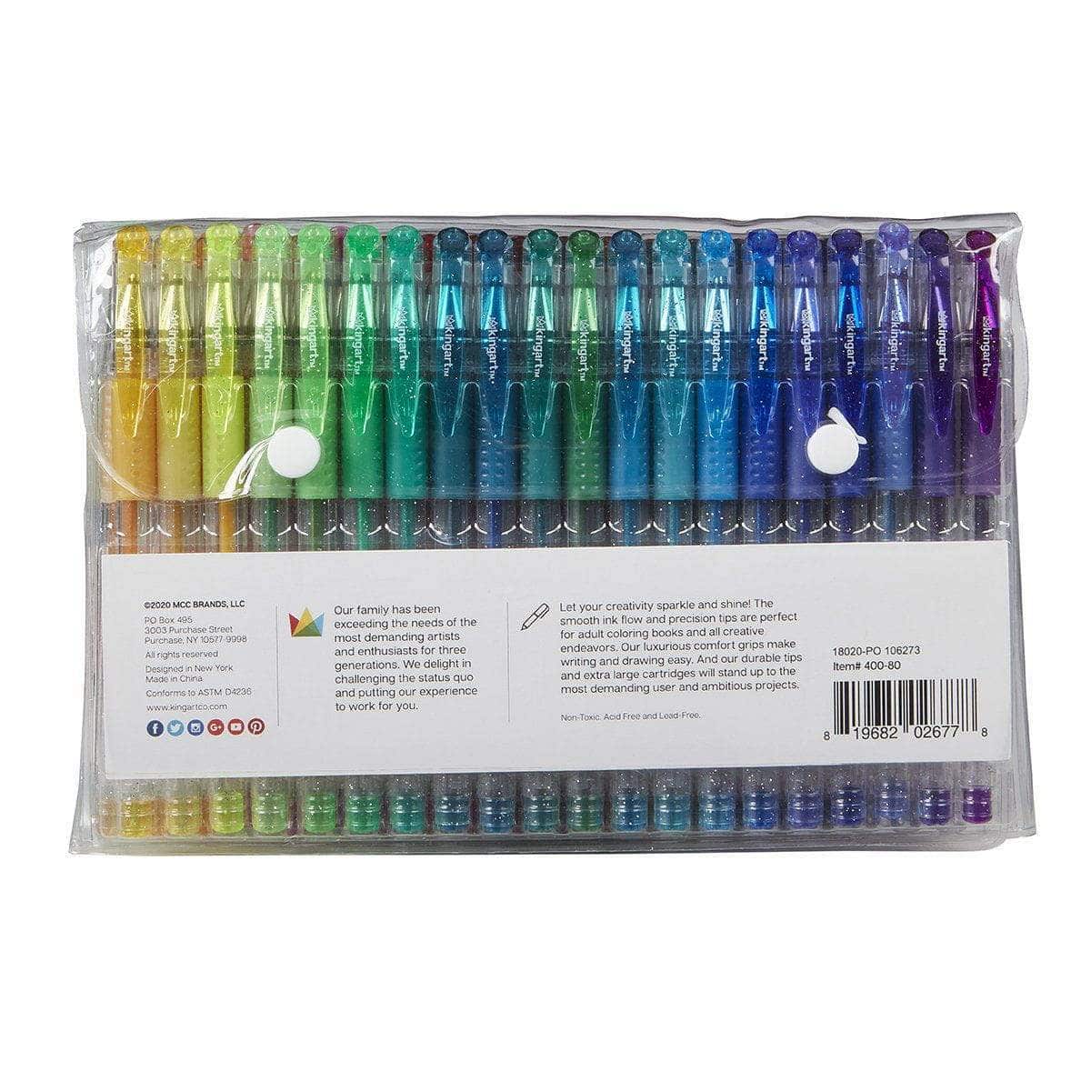 Gel Pens 80 Glitter Colors