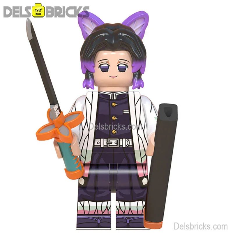 Kochou Shinobu Demon Anime Slayer Custom Lego Star Wars Minifigures Toys