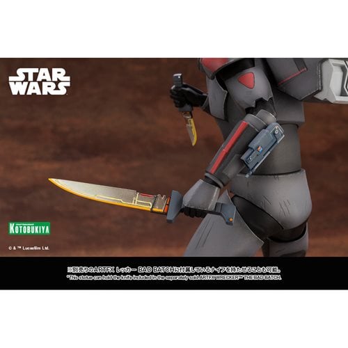 Kotobukiya Star Wars: The Bad Batch Hunter ARTFX 1:7 Scale Model Kit