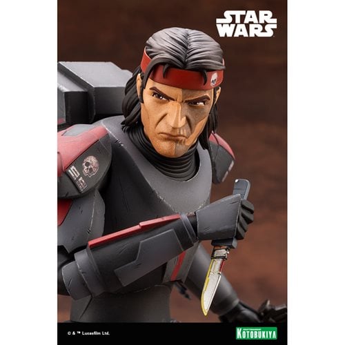 Kotobukiya Star Wars: The Bad Batch Hunter ARTFX 1:7 Scale Model Kit