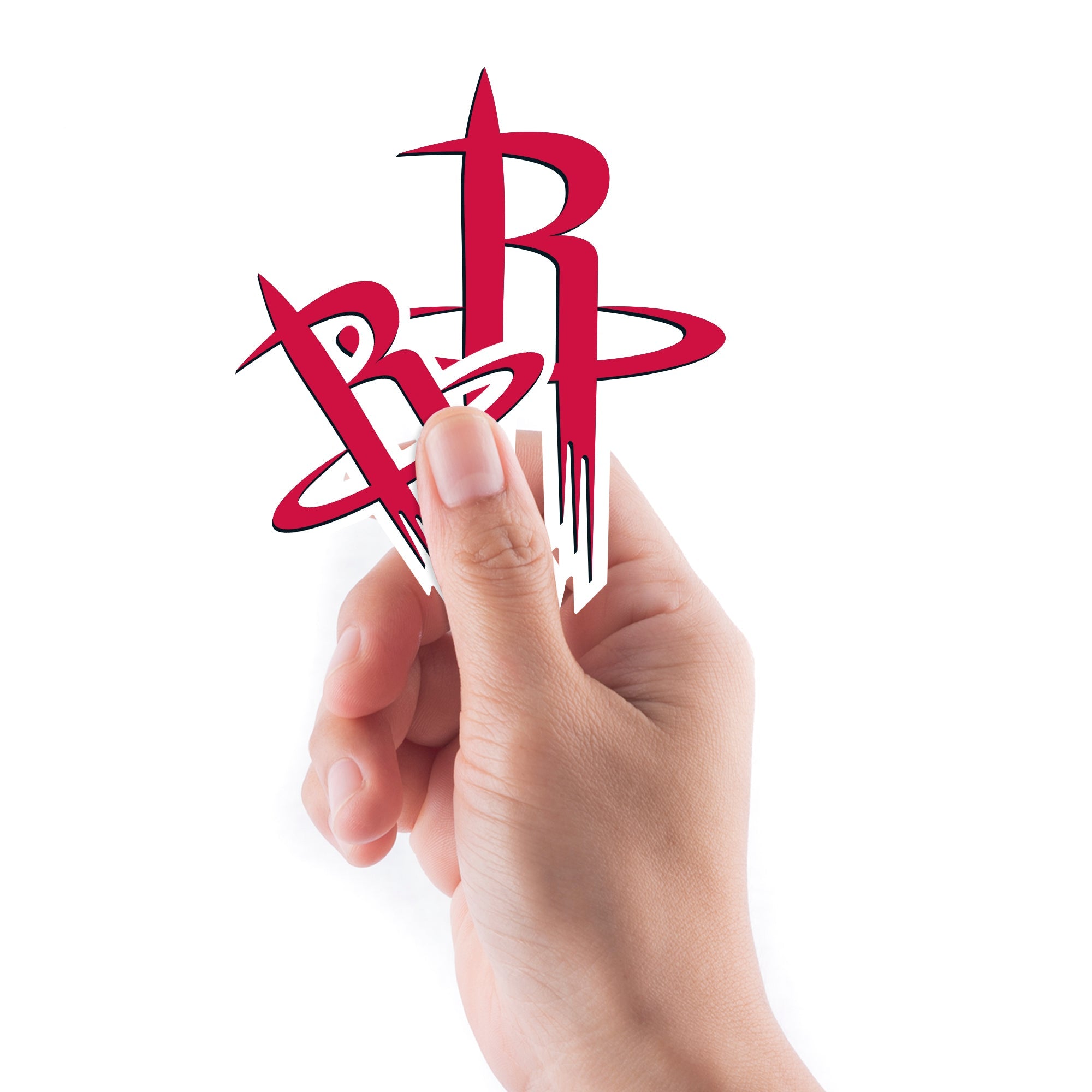Houston Rockets - 5 Logo Minis (Mixed Sizes) - Official NBA - Reusable Vinyl Decals