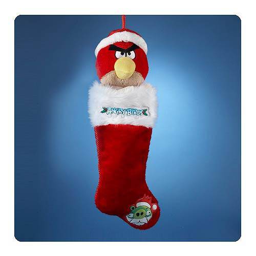 Kurt Adler - Angry Birds Plush Head Stocking
