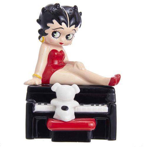 Kurt Adler - Betty Boop Piano Salt and Pepper Shaker Set