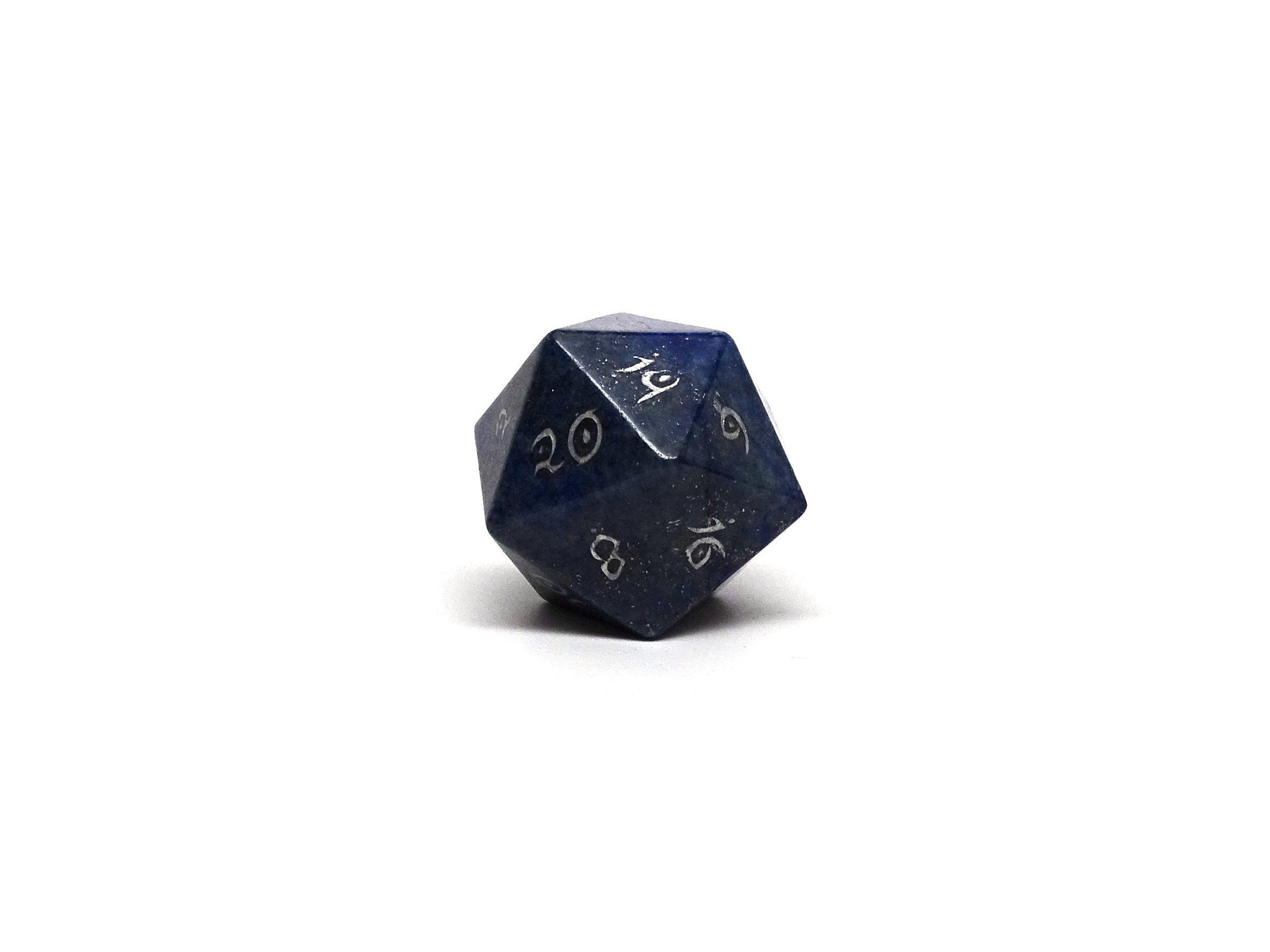 Lapis Lazuli D20 - Silver Elvenkind Font