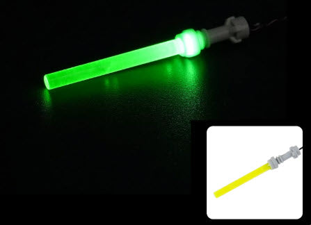 Green Lightsaber USB Plug-In Accessory for Minifigures