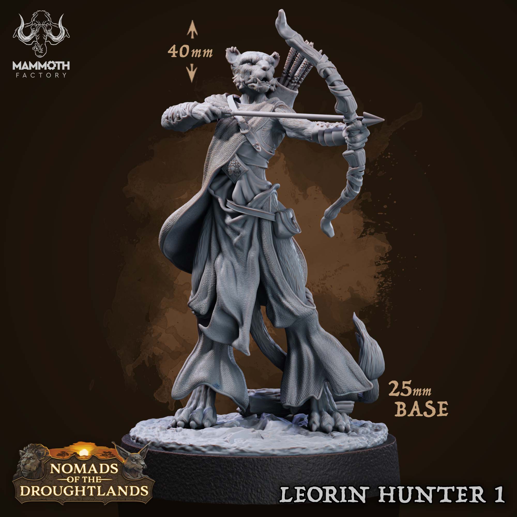 Leorin Hunter: Sculpt 1 (Female Leonin Ranger)