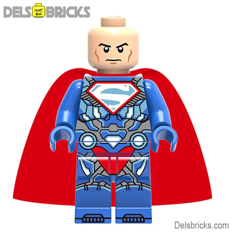 Lex Luther in Superman Suit Lego Minifigures Custom Toys