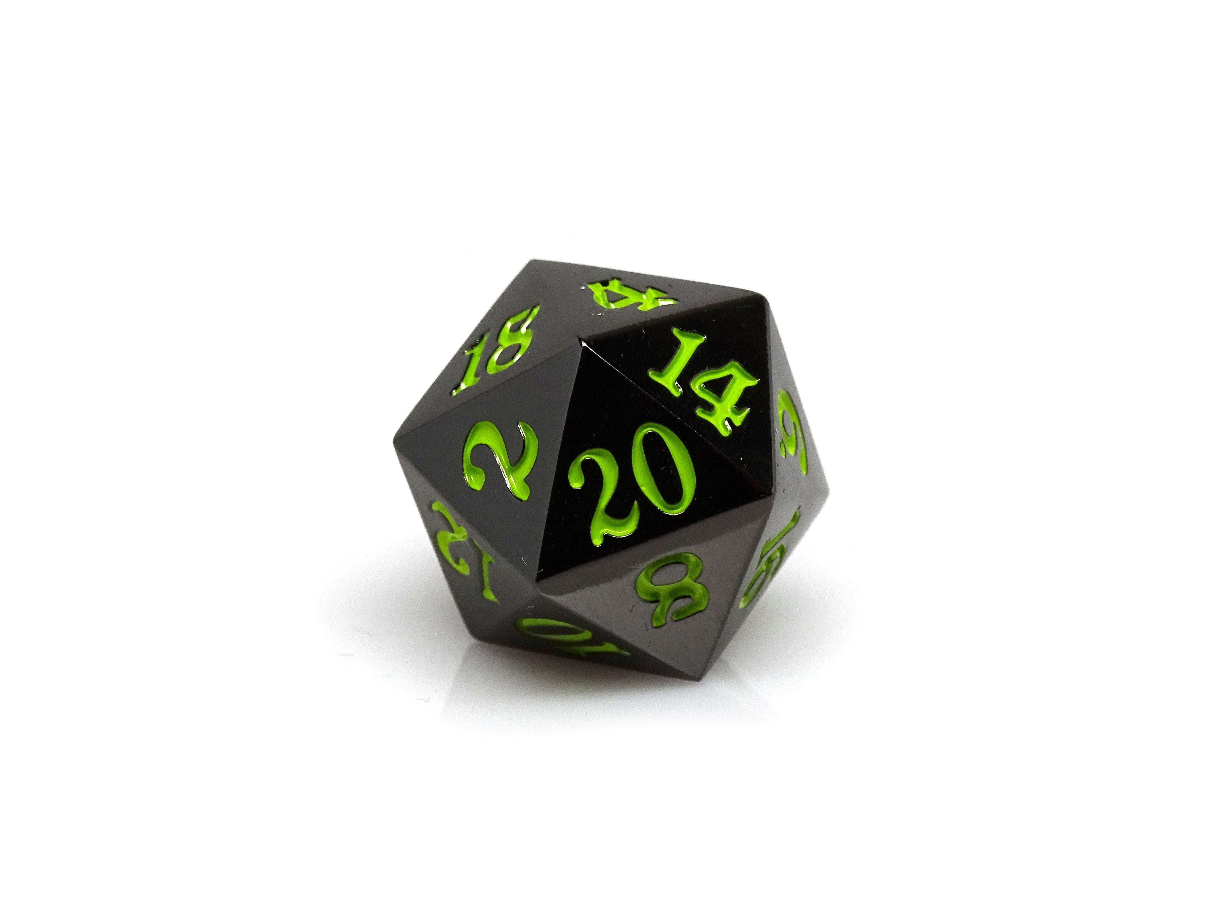 Gun Metal D20 - Signature Font - Lime Font