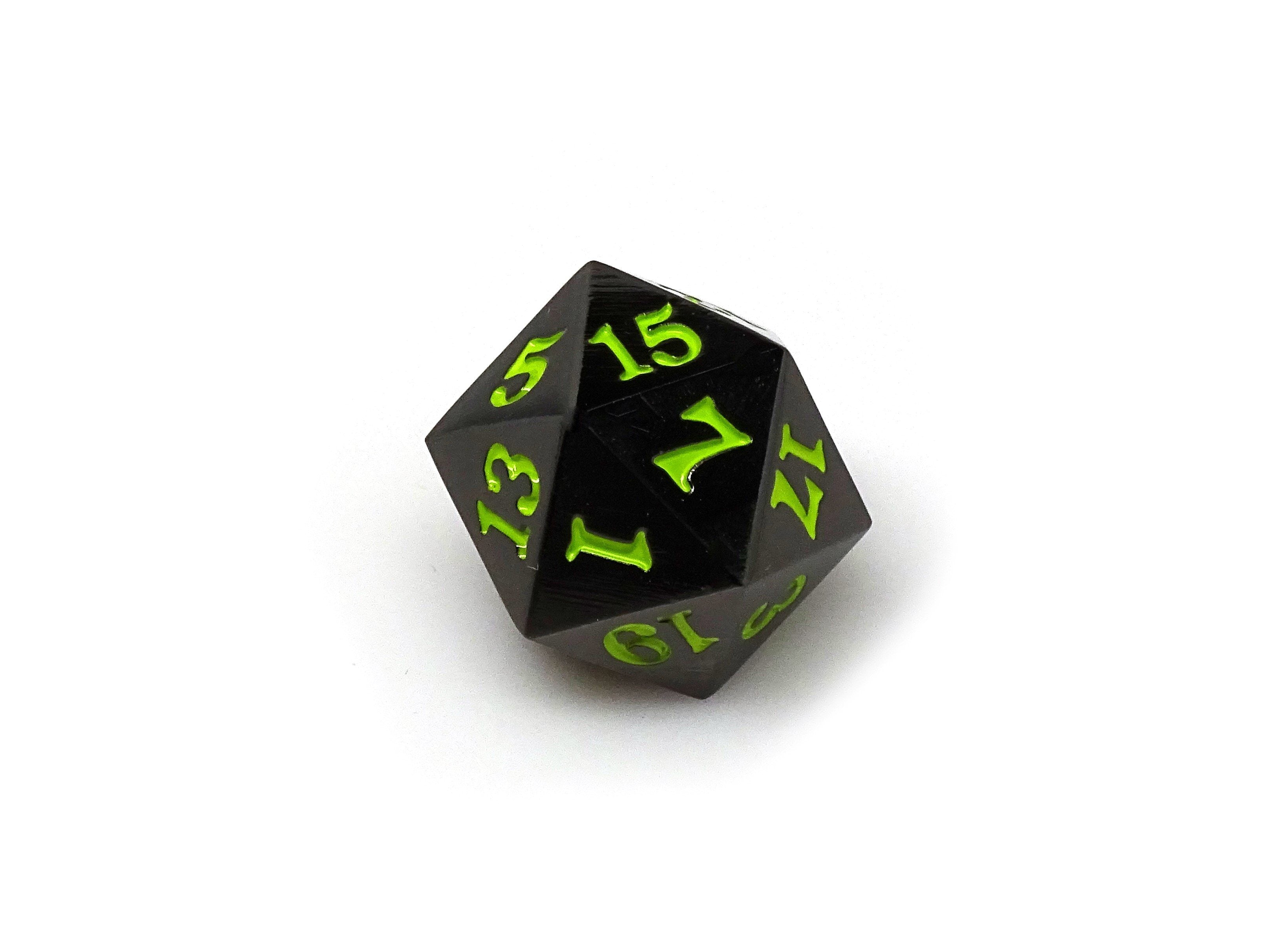 Gun Metal D20 - Signature Font - Lime Font