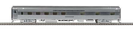 Walthers Proto 14400 HO Scale 85' Budd 10-6 Sleeper -- Lighted - Santa Fe (Real Metal Finish with Decals)