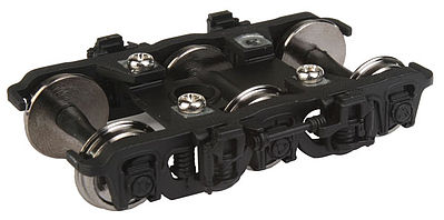 Walthers Proto 2114 HO Scale GSC Lightweight 6-Wheel Passenger Trucks from GN Dome -- Black - 1 Pair