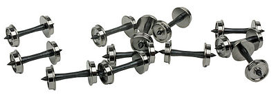 Walthers Proto 2301 HO Scale 33" Turned Metal RP-25 Wheelsets Plastic Axles (12)