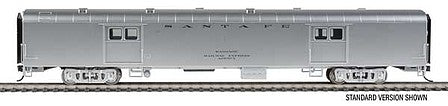 Walthers Proto 920-9620 HO Scale 74' Pullman-Standard Baggage Car - Ready to Run -- Santa Fe #3927 (painted silver)