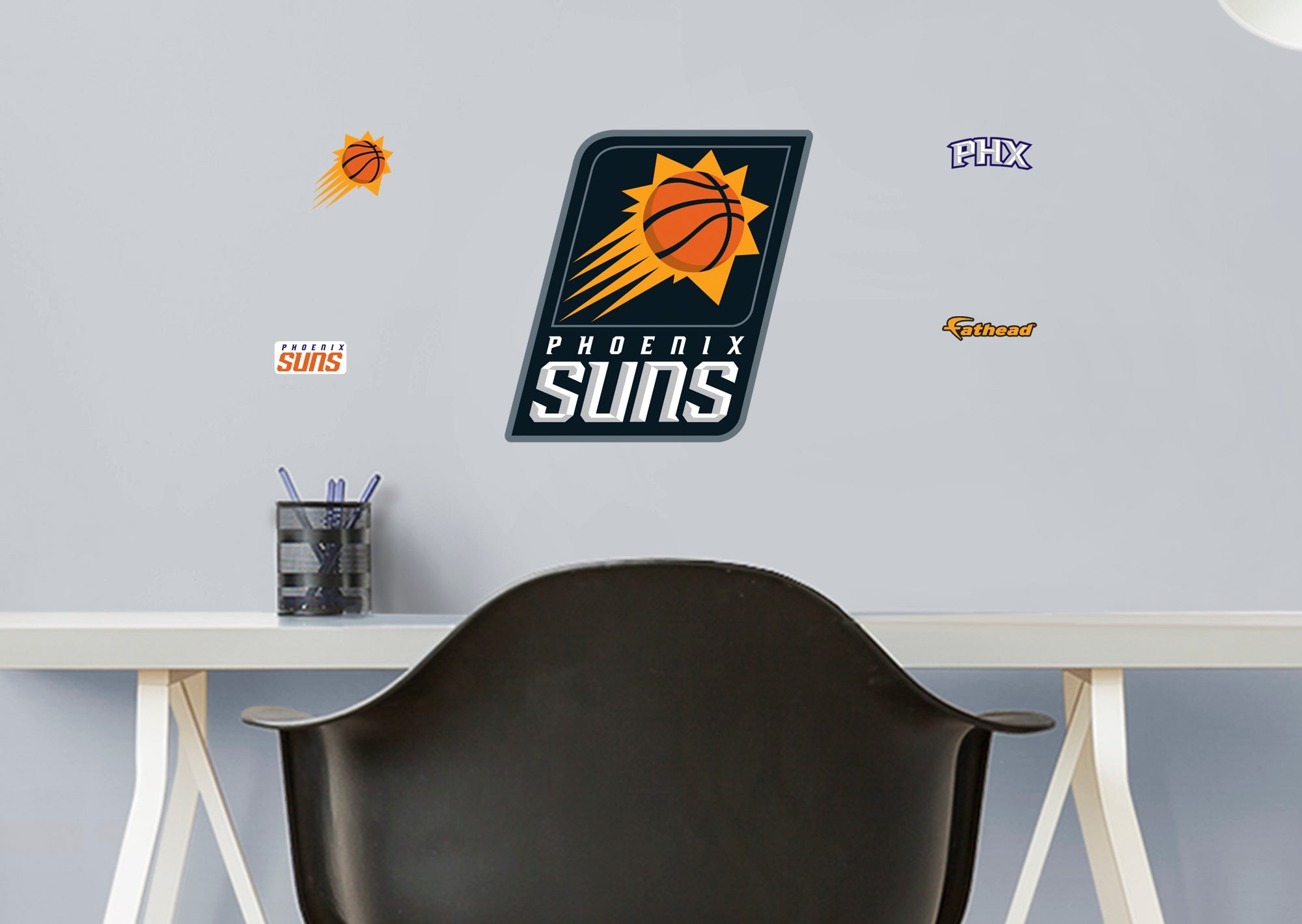 Phoenix Suns - RealBig Logo Collection - Official NBA - Reusable Vinyl Wall Decals #1