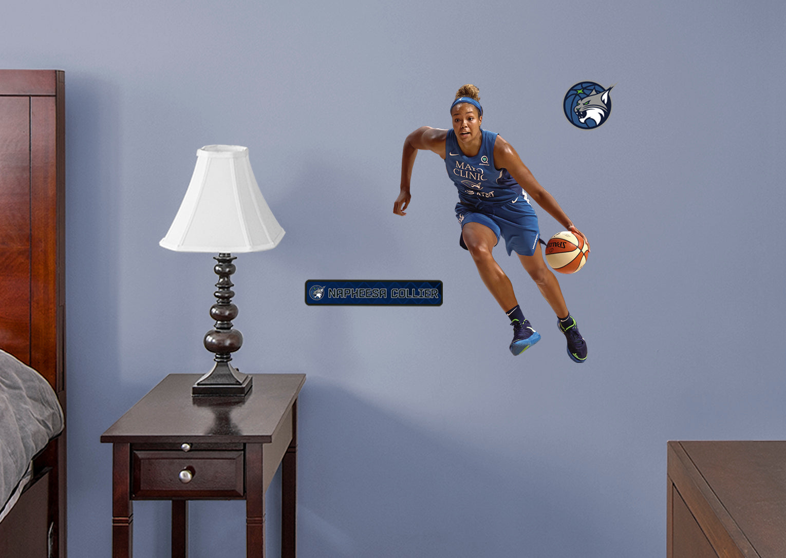 Napheesa Collier - RealBig Collection - Official WNBA - Minnesota Lynx - Reusable Vinyl Wall Decals