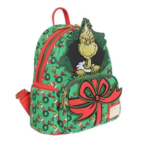 Loungefly How the Grinch Stole Christmas Grinch Christmas Present Mini
