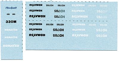 Lonestar Models 30031 HO Scale Zycon Models - Vehicle Decals