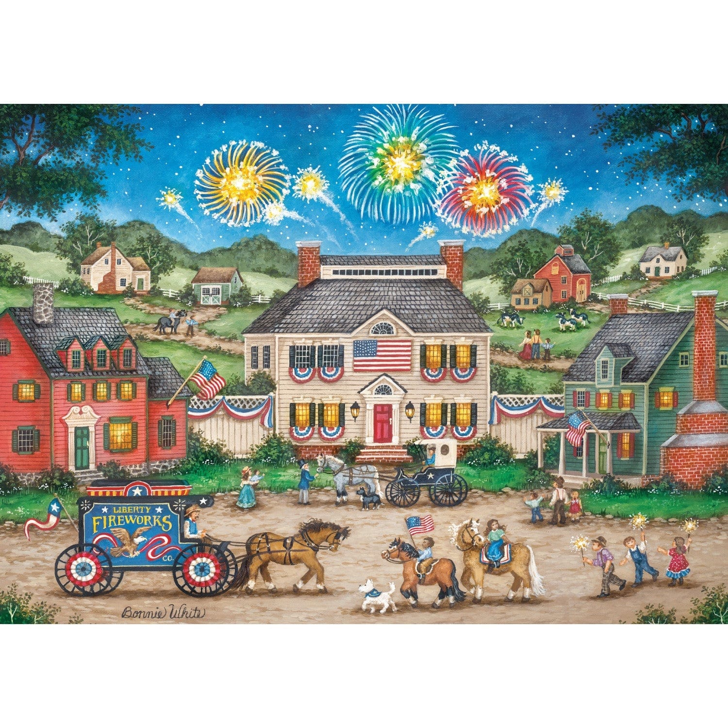 Fireworks and Sparklers 550 pc
