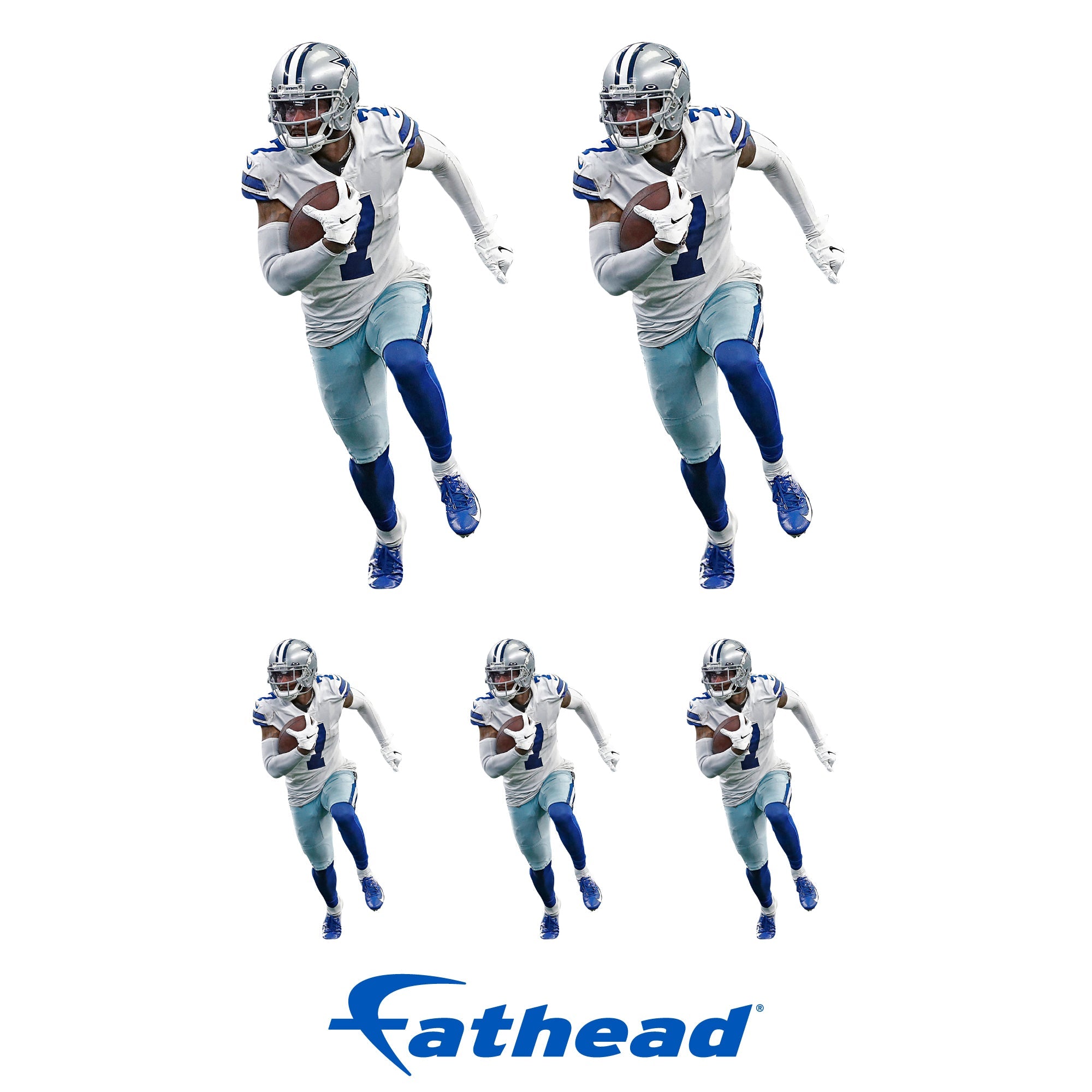 Trevon Diggs - 5 Minis (Mixed Sizes) - Official NFL - Dallas Cowboys - Reusable Vinyl Decals