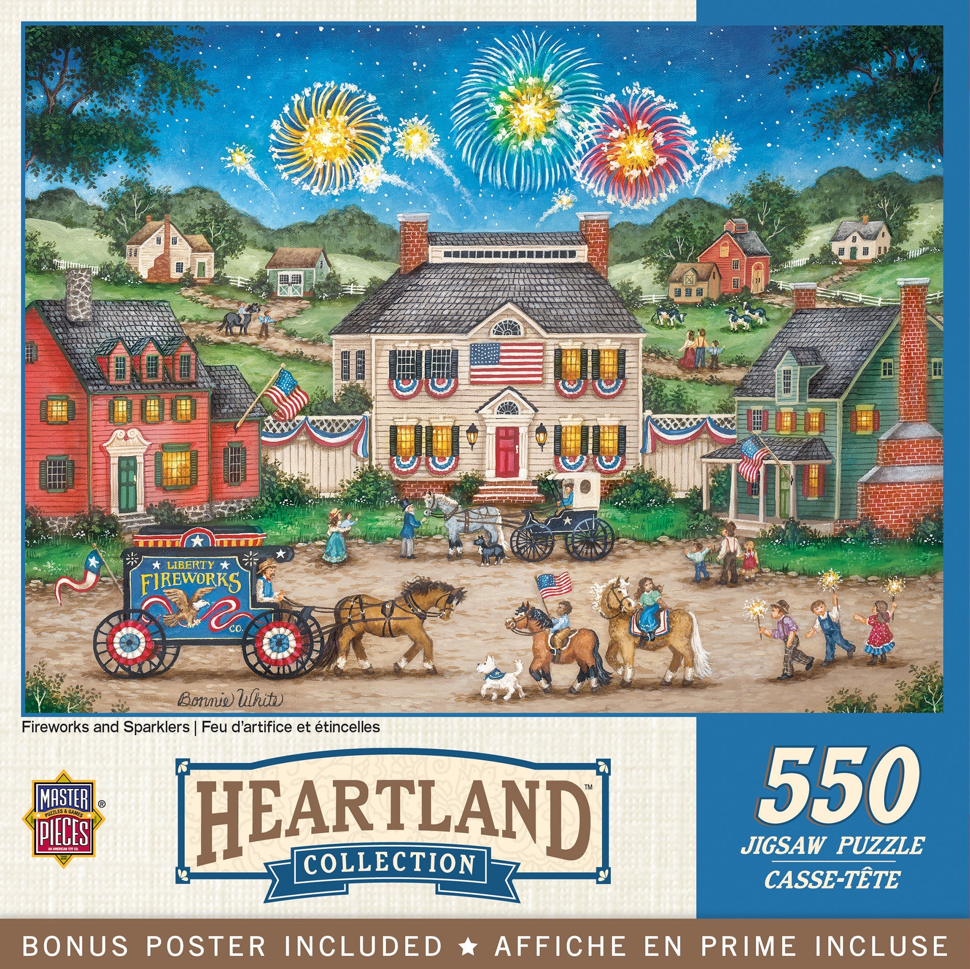 Fireworks and Sparklers 550 pc